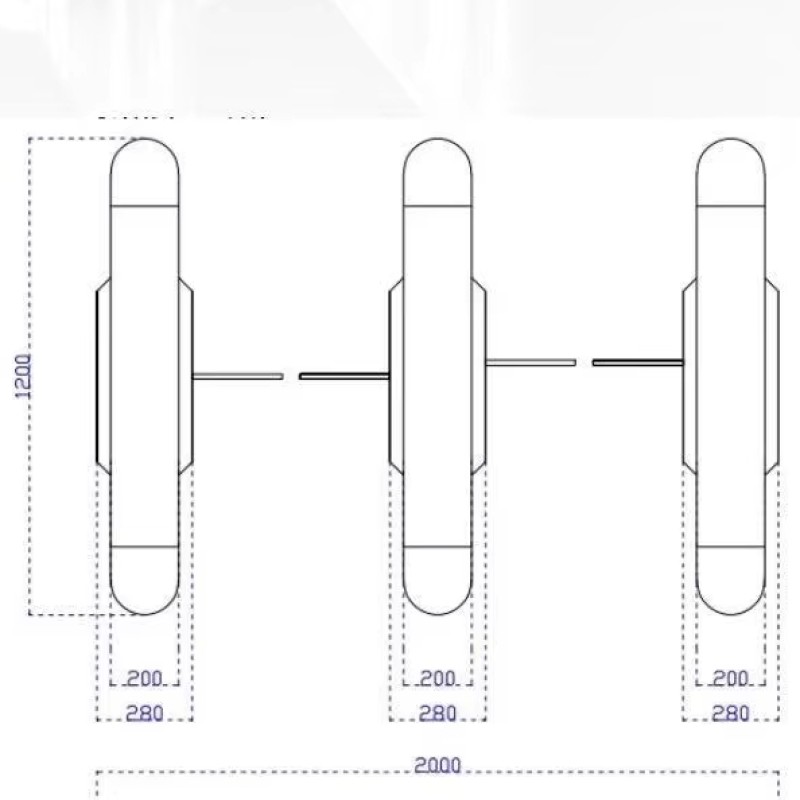 Swing Barrier Gate Factory - Stainless Steel Pedestrian