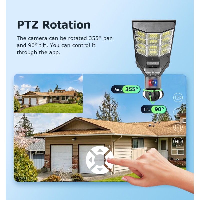 Wireless Solar Camera Manufacturer - All in One Street Light