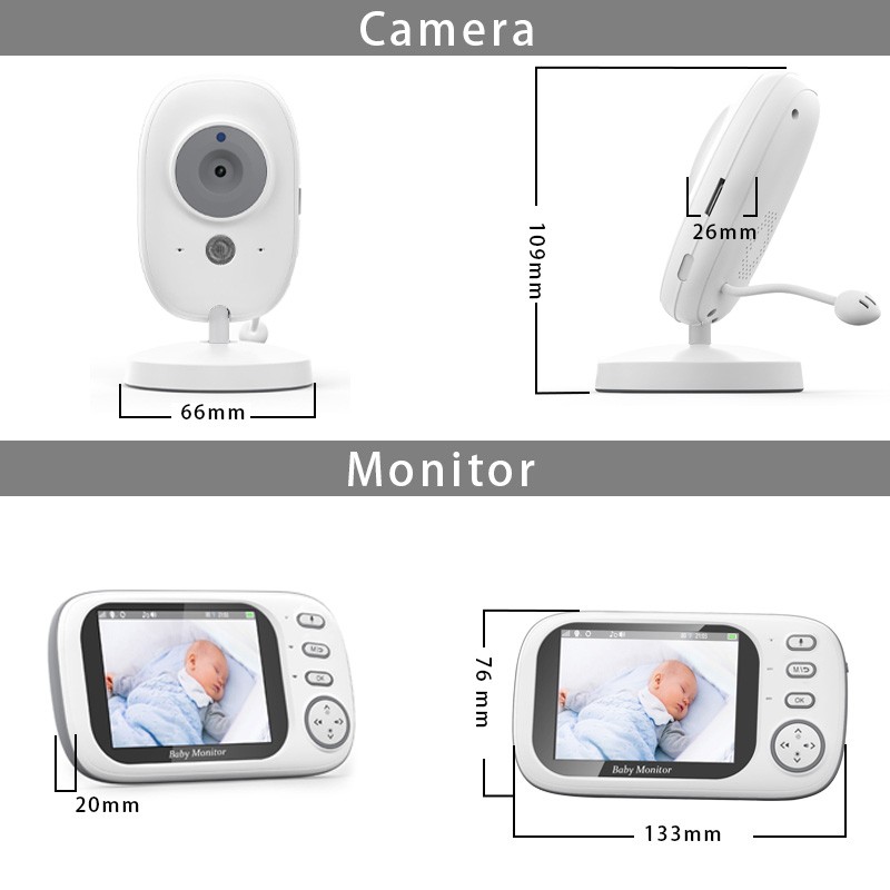 Home Camera Supplier - 5inch Screen Battery Two Way Voice
