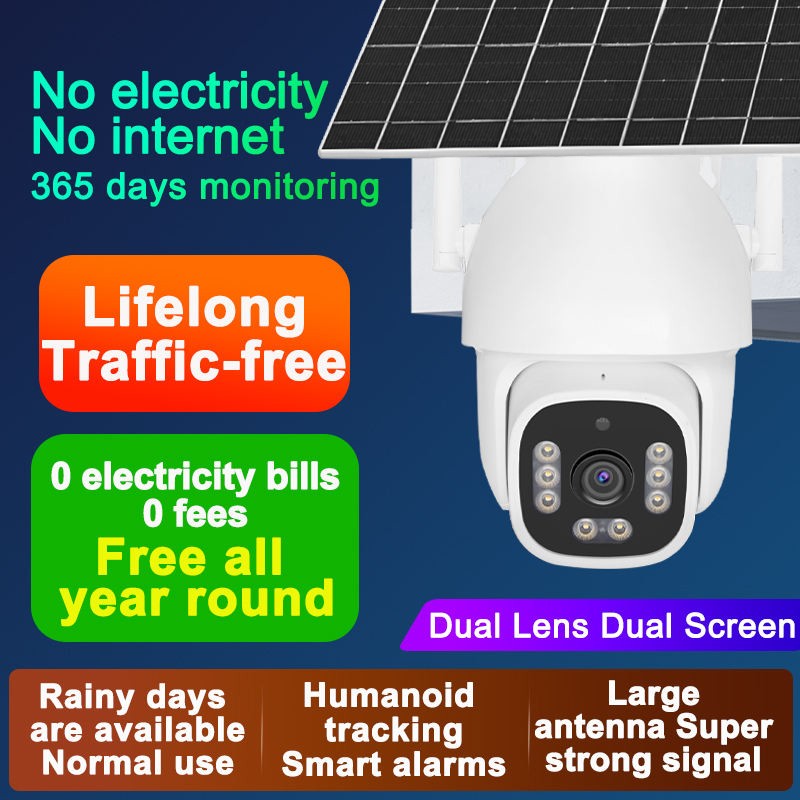 Solar CCTV Manufacturer - 4MP Cloud Storage Color Night