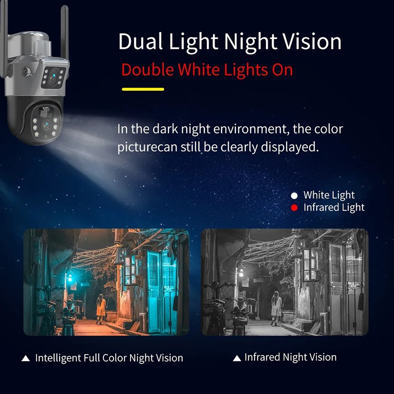 Outdoor Solar Camera Factory - V380 Waterproof Color Night