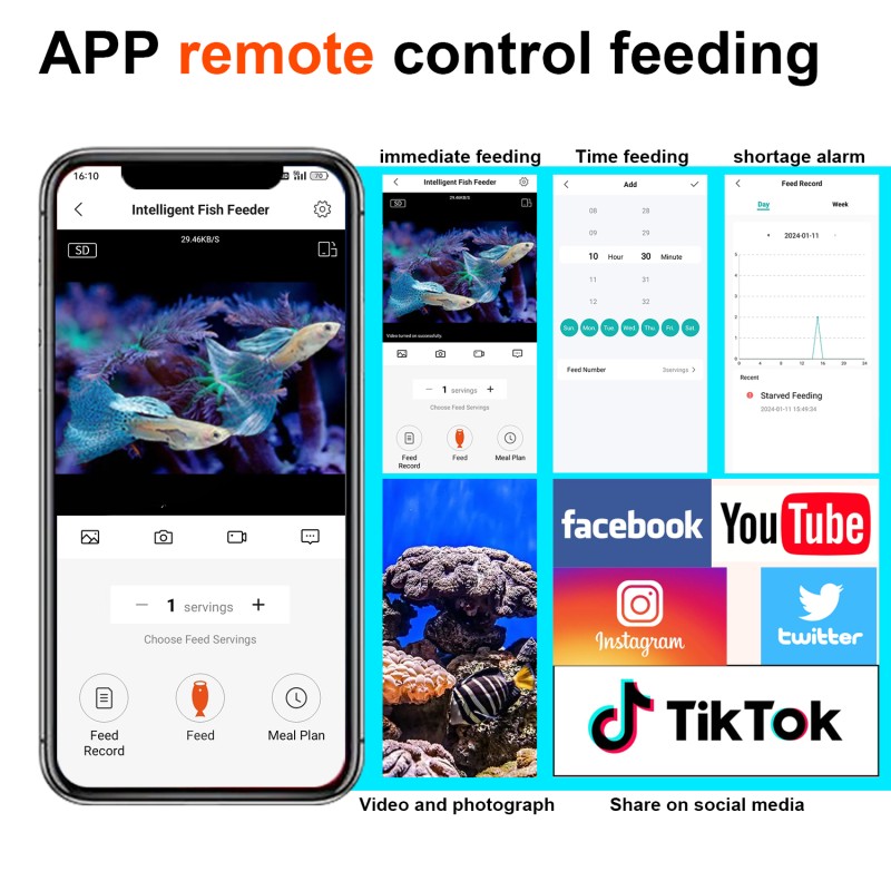 Fish Feeder Camera Manufacturer - 4MP Wifi Cloud Storage