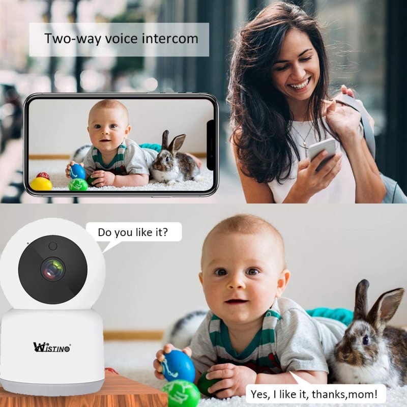 Indoor CCTV Manufacturer - 1080P Two Way Audio Motion