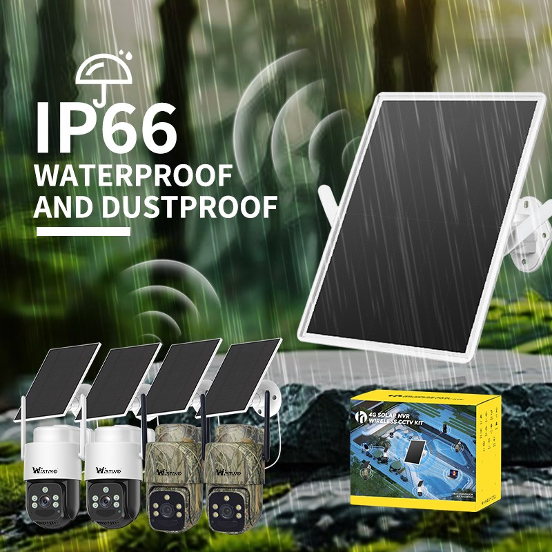 Wireless Solar Camera Supplier - 4MP 4G Router IP66