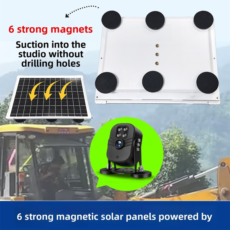 Car Dash Cam Supplier - 2K Magnetic Solar Motion Detection