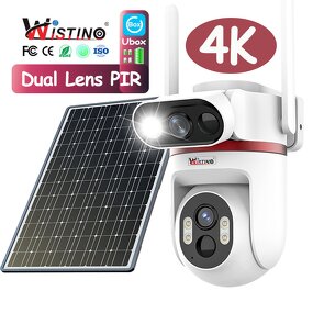 Outdoor Solar Camera Manufacturer - 4K Ubox PIR Humanoid Tracking