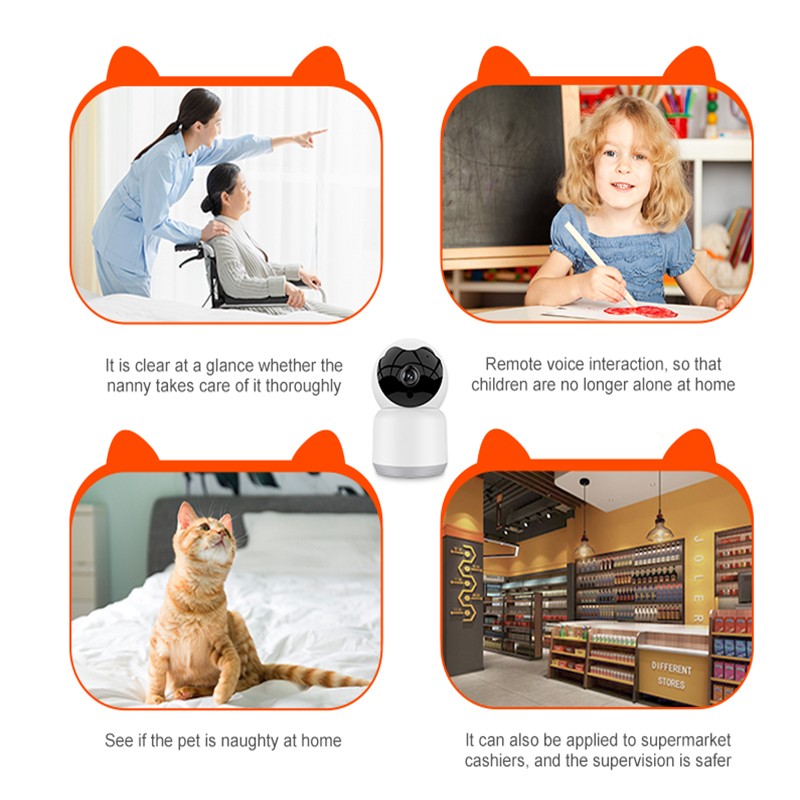 Pet Camera Supplier - Wireless Humanoid Detection Wide Angle