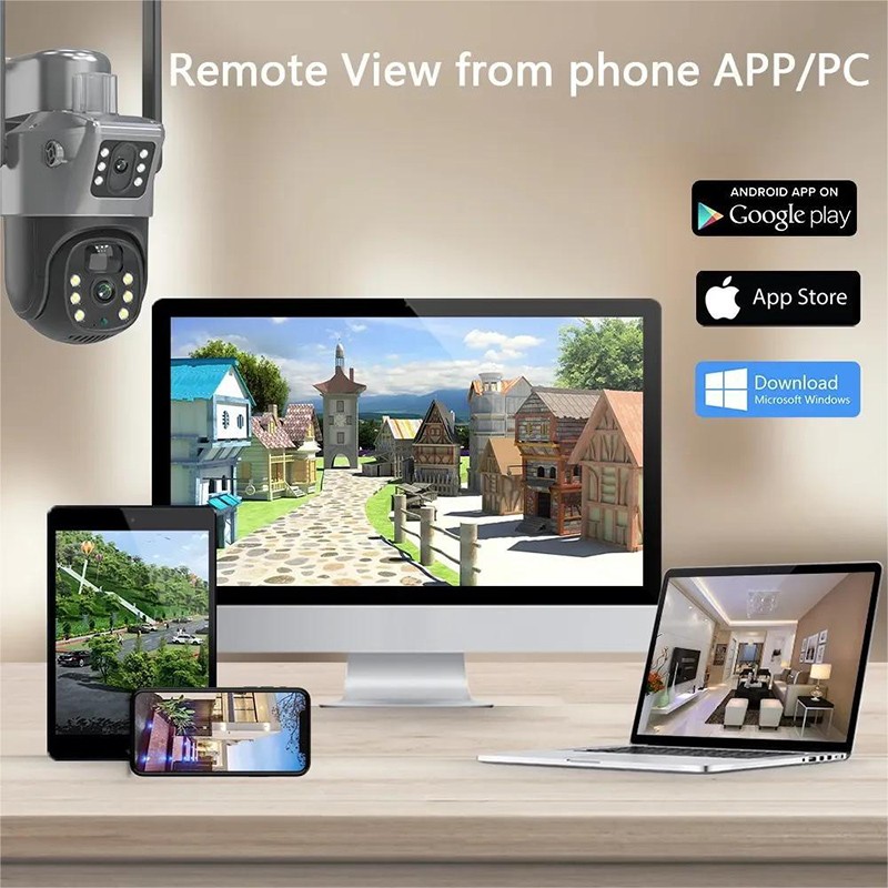 Outdoor Network Camera Manufacturer - Wireless Solar 8000mAh