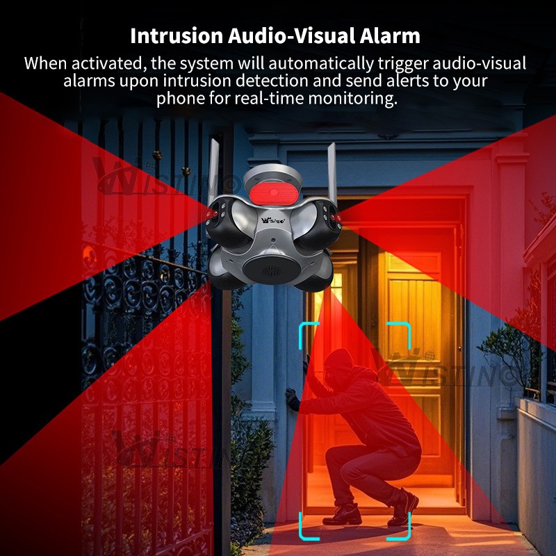 PTZ Camera Factory - 16MP Wide Angle Auto Tracking Human