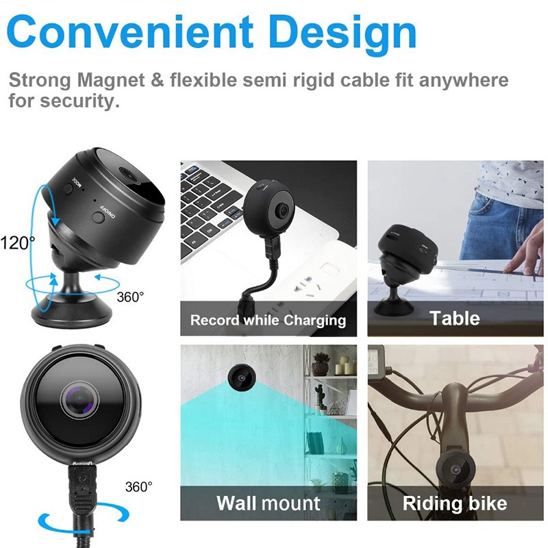 Mini Surveillance Camera Manufacturer - A9 Wide Angle Remote