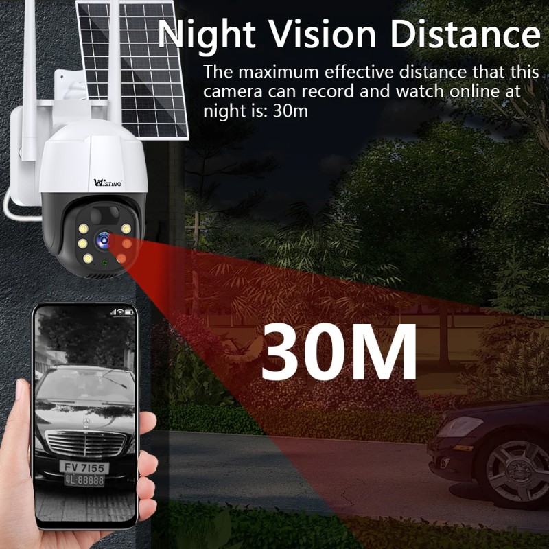 Solar CCTV Camera Supplier - 3MP Waterproof 4G Audio