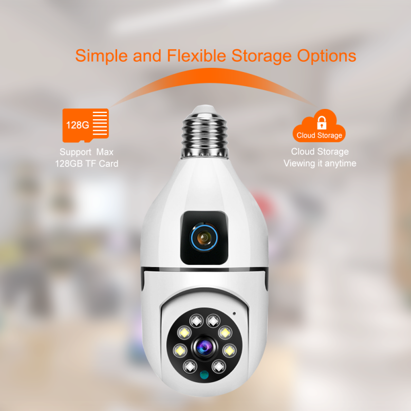 Security Camera Supplier - 1080p Dual Lens Audio Night