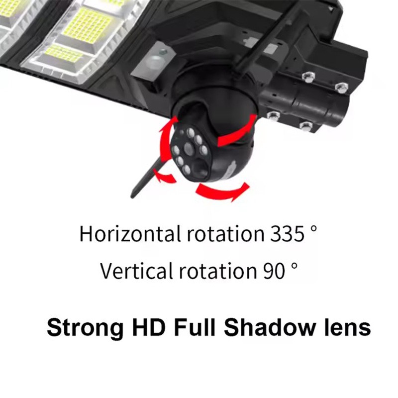 PTZ Street Light Camera Factory - V380 PRO 3MP Solar