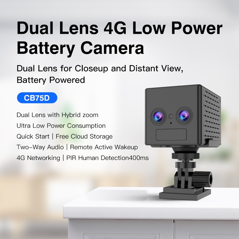Low Power Camera Manufacturer - Okam 6X Zoom Dual Lens 4G