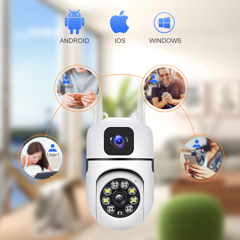 Smart Camera Manufacturer - 3MP Dual Lens Alarm Push