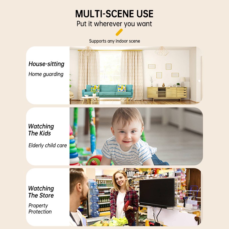 Indoor Camera Supplier - 3MP Two Way Video Full Color