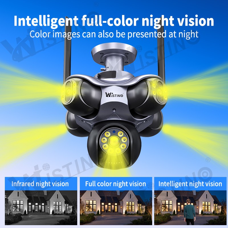 Outdoor CCTV Manufacturer - 25MP Five Lens PTZ IP67