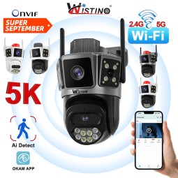 Security Camera Factory - 10MP Dual Lens 5G Wifi Outdoor