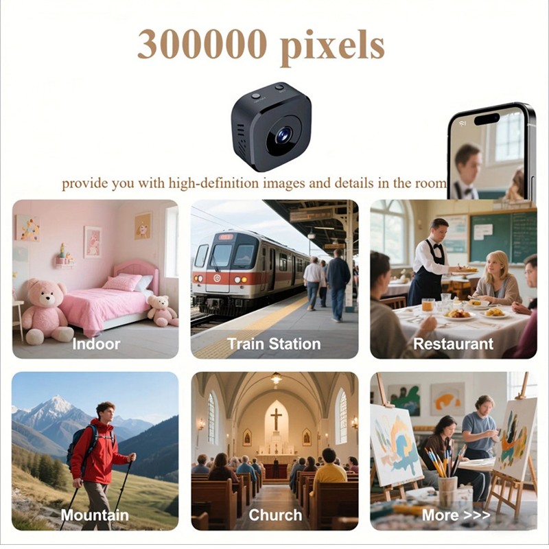 Cube Camera Manufacturer - Magnetic 1080P Wifi TF Card
