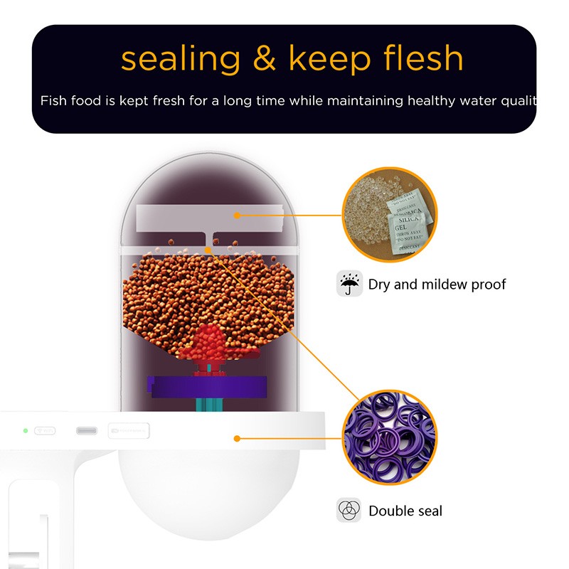 Wifi Fish Feeder Manufacturer - 4MP One Click Feeding Cloud