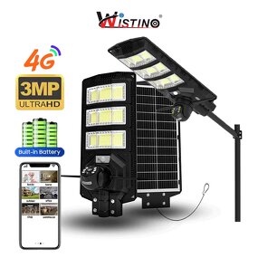 Integrated Solar Lights Manufacturer - 3MP 4G CCTV Street Light