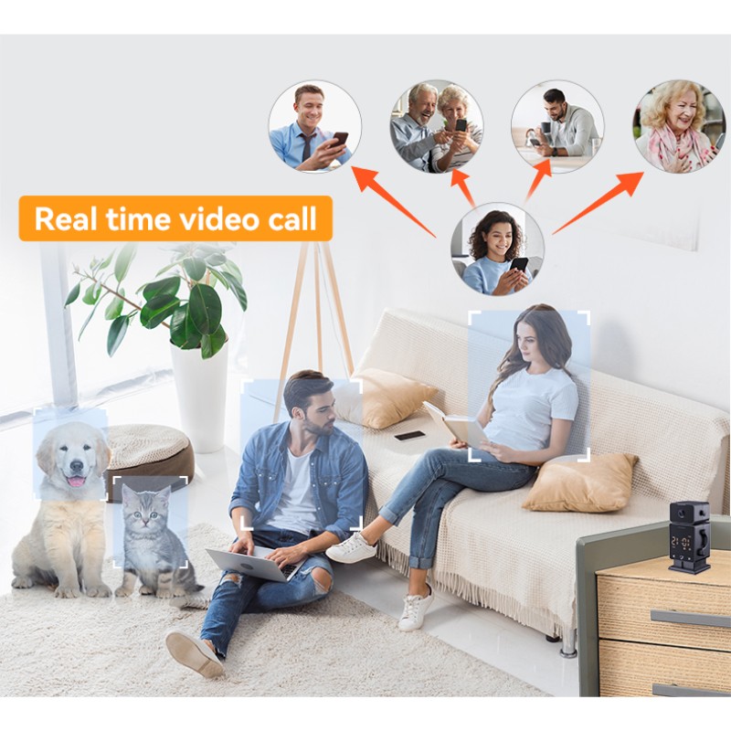 WiFi Camera Manufacturer - 3MP Clock 2in1 Dual Channel