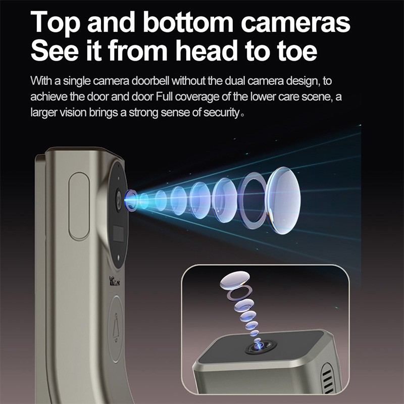 Video Doorbell Manufacturer - 2K Dual Camera 9000mAh