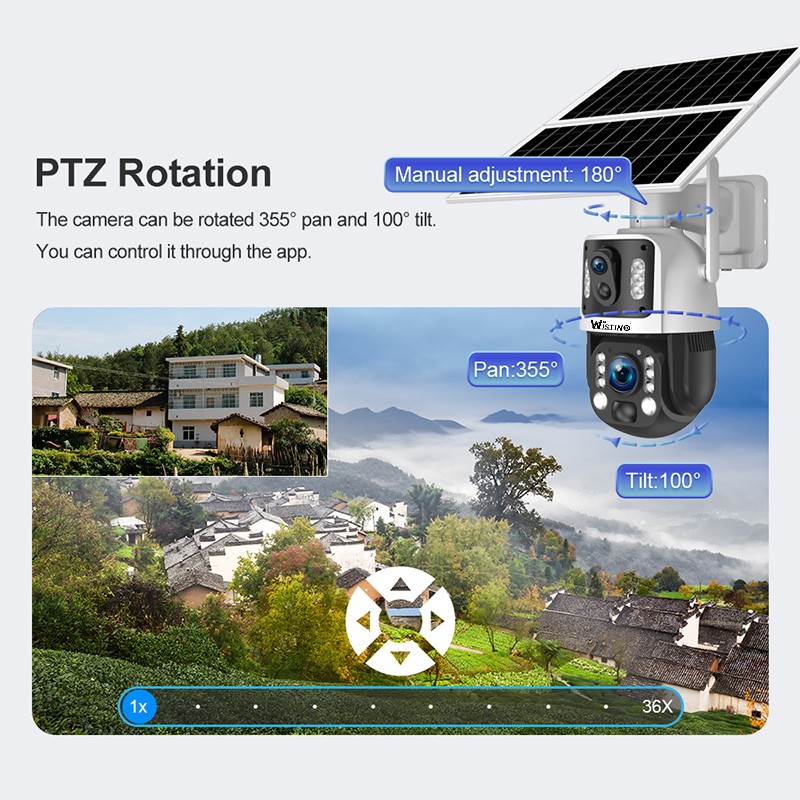 Solar Surveillance Camera Manufacturer - 6MP 36X Zoom 24/7