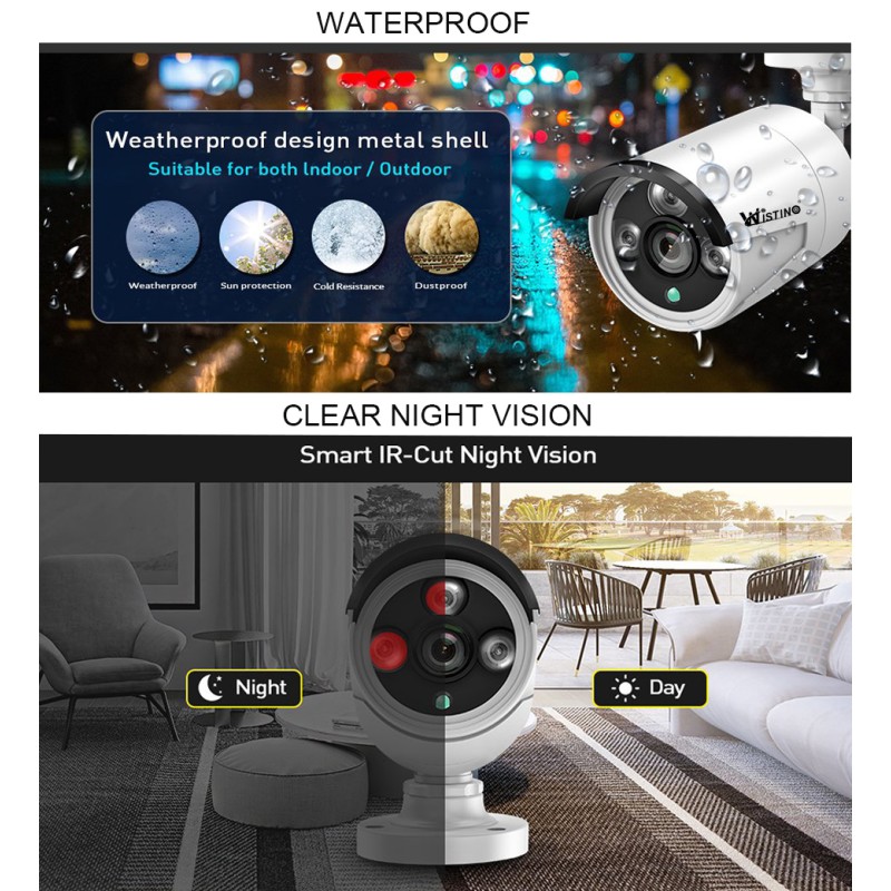 Outdoor CCTV System Manufacturer - 4CH Wifi Motion Detection