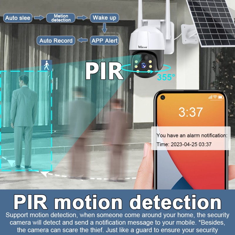 Solar CCTV Camera Supplier - 3MP Waterproof 4G Audio