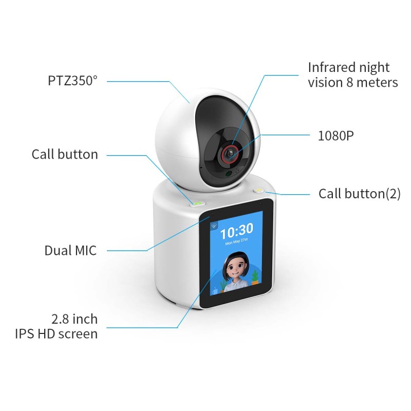 PTZ WiFi Camera Supplier - 1080P Hot Sell Motion Detection
