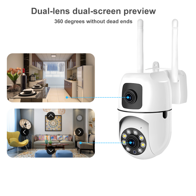 Smart Camera Manufacturer - 3MP Dual Lens Alarm Push