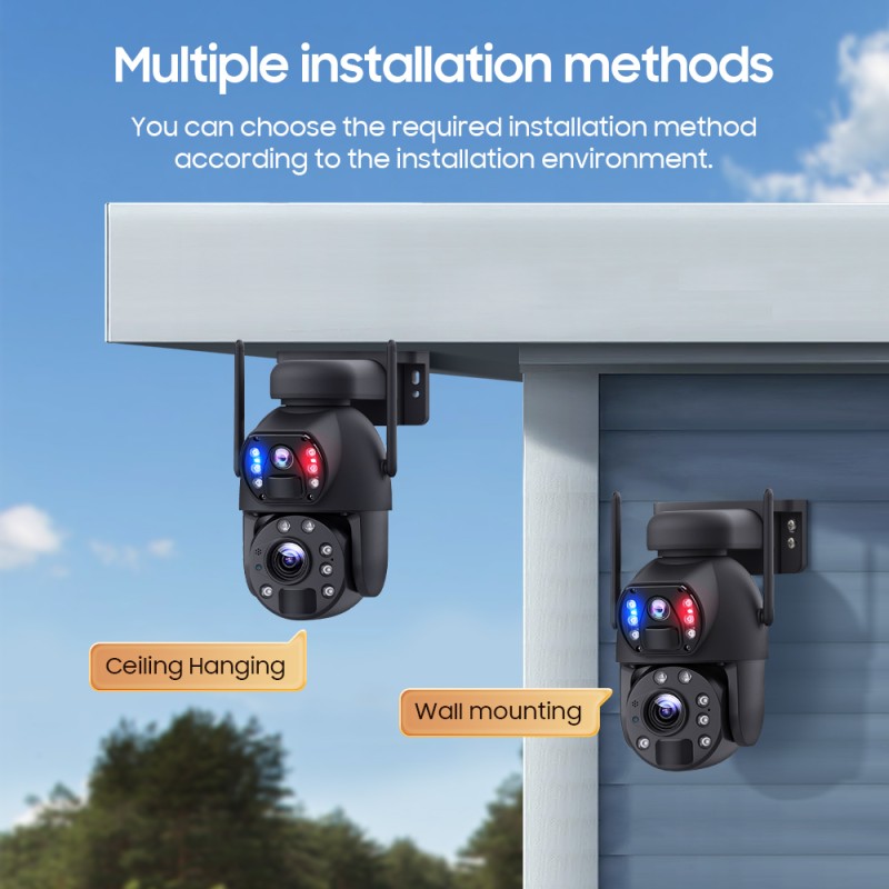 Solar Outdoor Camera Supplier - 6MP Dual Lens 20X Zoom