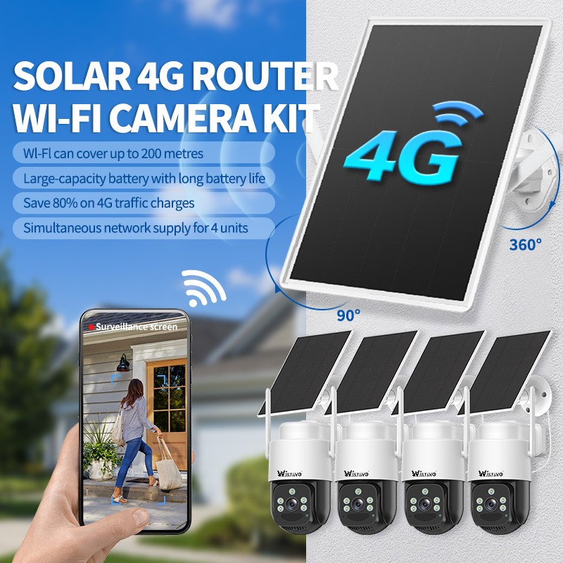CCTV Camera Set Manufacturer - 4G Solar Recorder Router