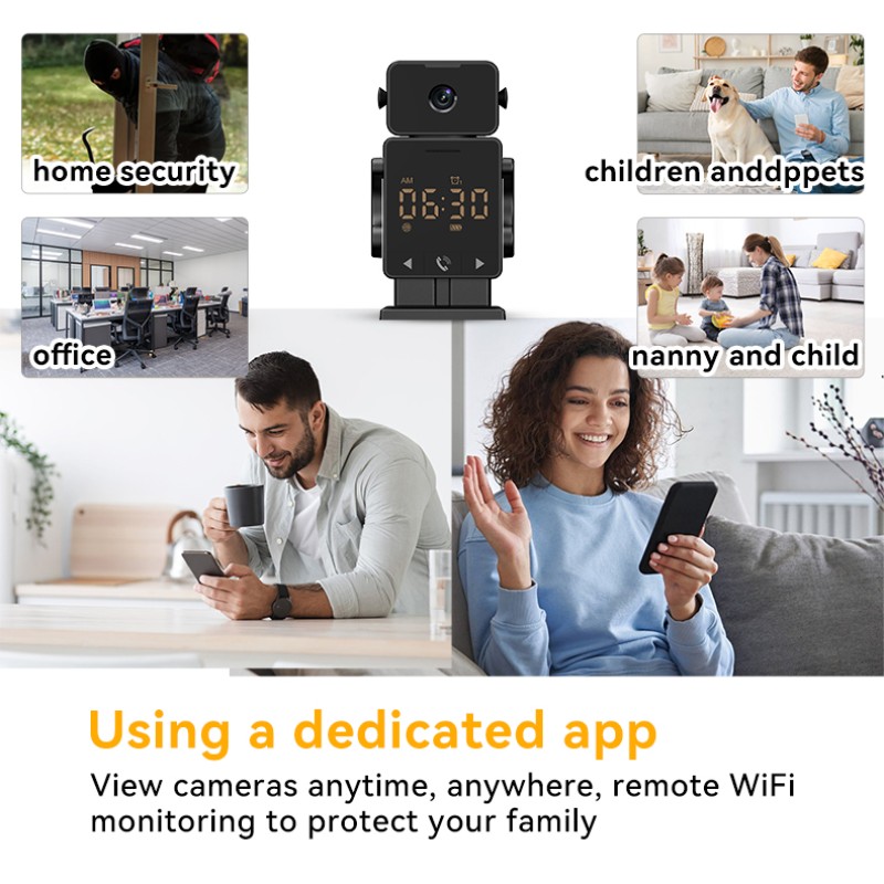 WiFi Camera Manufacturer - 3MP Clock 2in1 Dual Channel