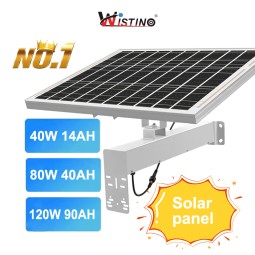 Portable Solar Panel Manufacturer - 80W 40AH IP PTZ Camera