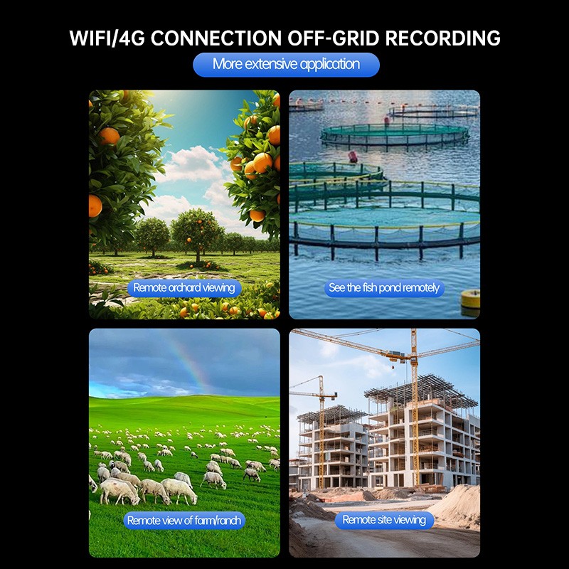 Farm Security Camera Factory - Eseecloud 4G Solar Street Light