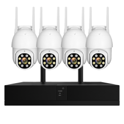 CCTV System Kit Manufacturer - 4CH 2MP Dome PTZ Audio