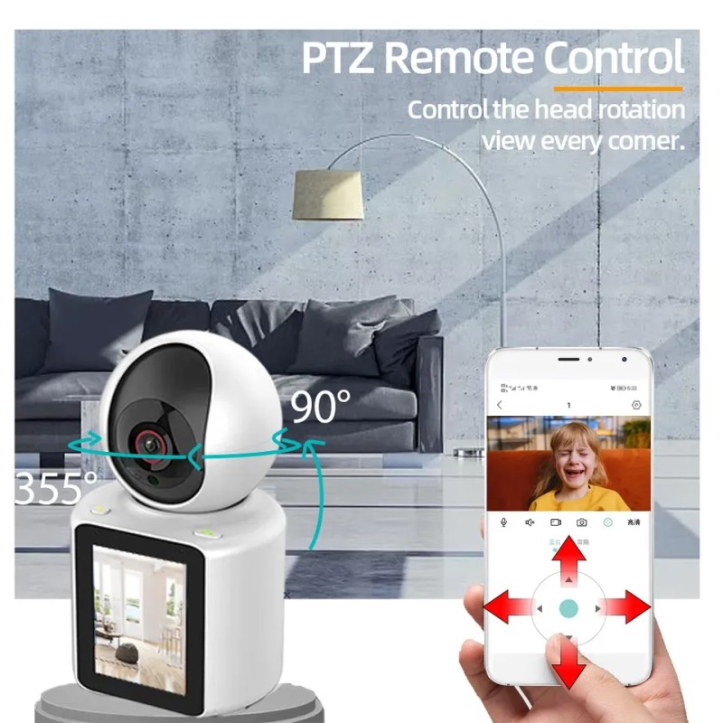 Pet Camera Factory - 1080P 2.8 Inch Human Detection
