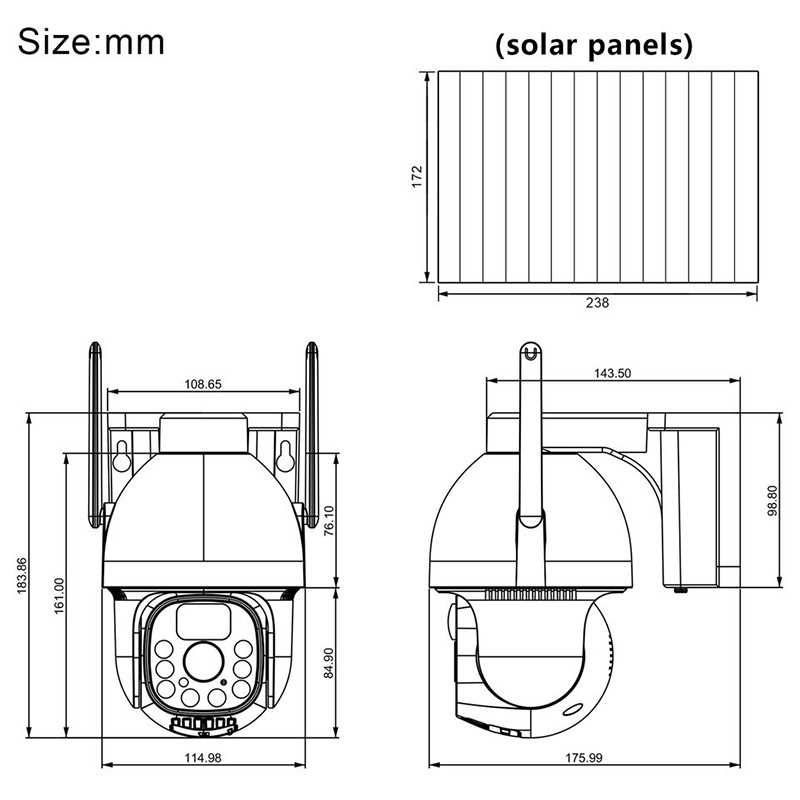Solar CCTV Manufacturer - 4MP Cloud Storage Color Night