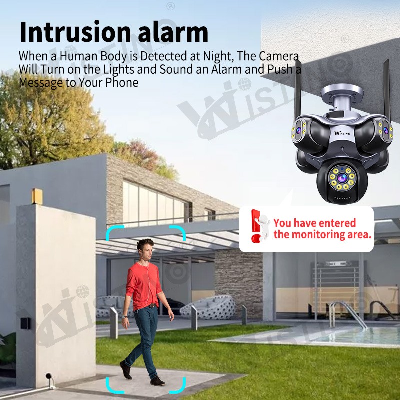 Outdoor CCTV Manufacturer - 25MP Five Lens PTZ IP67