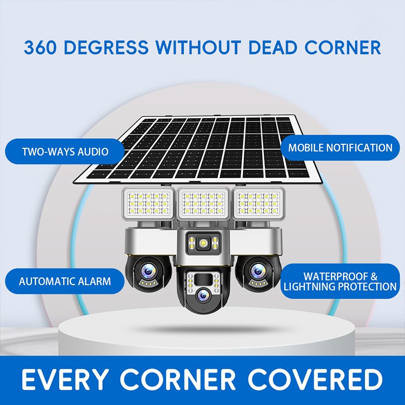 Solar Street Light Camera Factory - 3K 3 PTZ 4G Network
