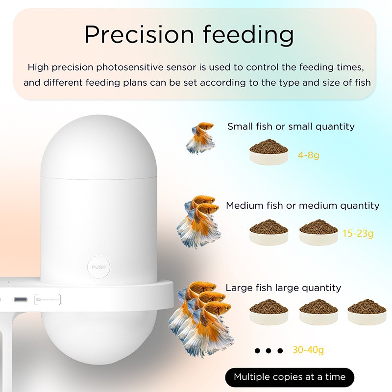 Wifi Fish Feeder Manufacturer - 4MP One Click Feeding Cloud