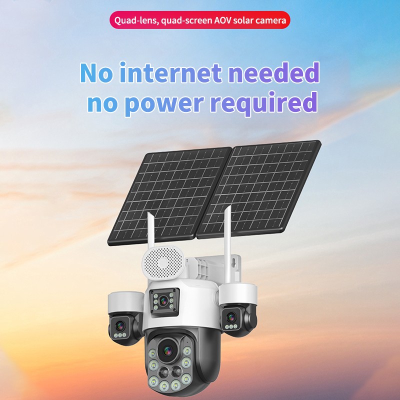 Solar Camera Supplier - 16MP 4 Lens 99X Zoom Tracking