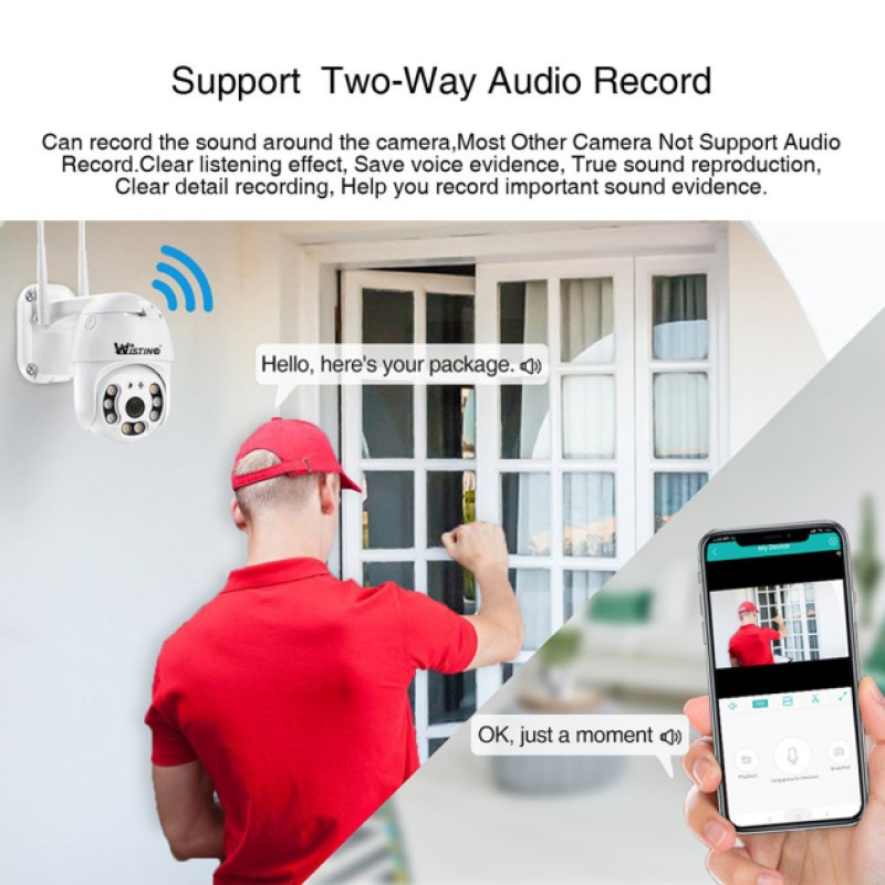 Mobile Surveillance Factory - Two Way Audio PTZ 4G Camera