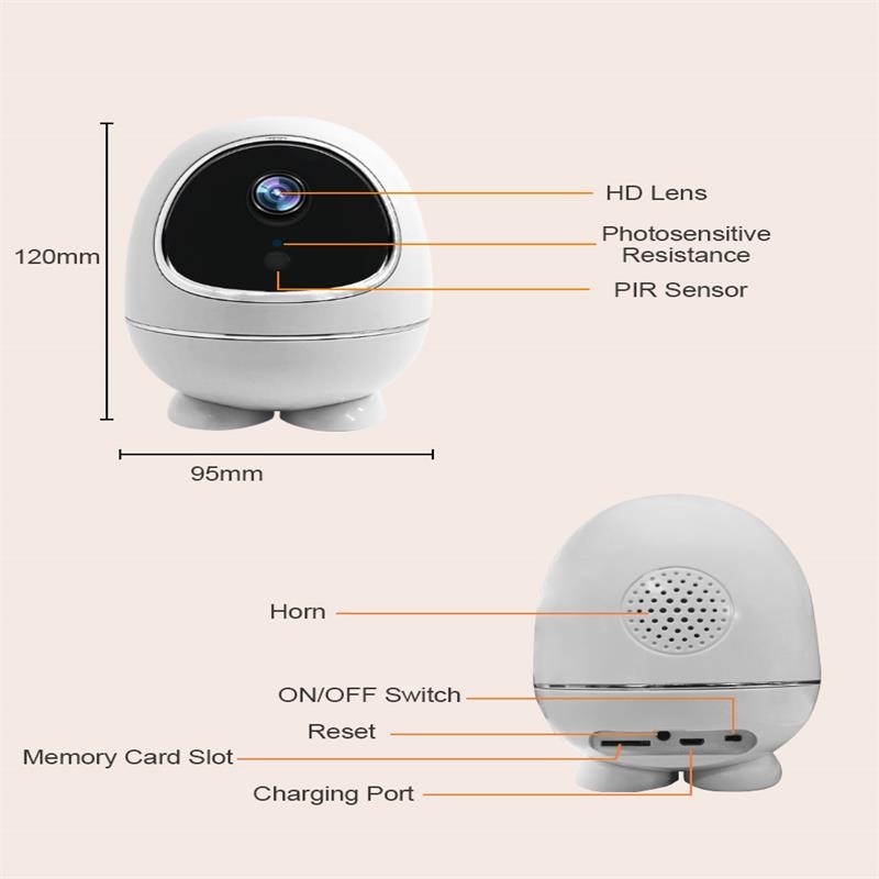 Indoor CCTV Supplier - 1080P PIR Tuya Home Security