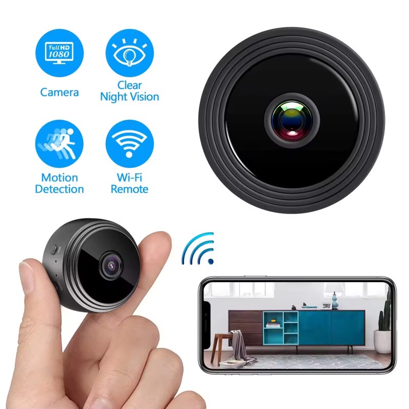 Wired Mini Camera Manufacturer - 1080p Motion Detection 450mAh