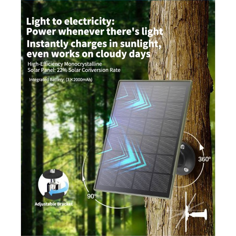 Smart Doorbell Panel Factory - 3W Solar Type C Micro USB