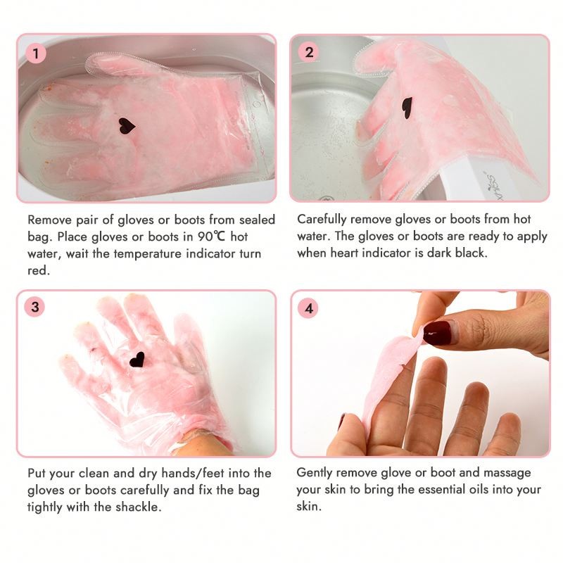 Hand Mask Socks Supplier - Professional 140g Thermochromic Label Special Design