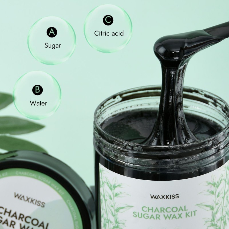 Sugar Wax Kit Manufacturer - Wholesale Supply 300g Charcoal Effective for Body